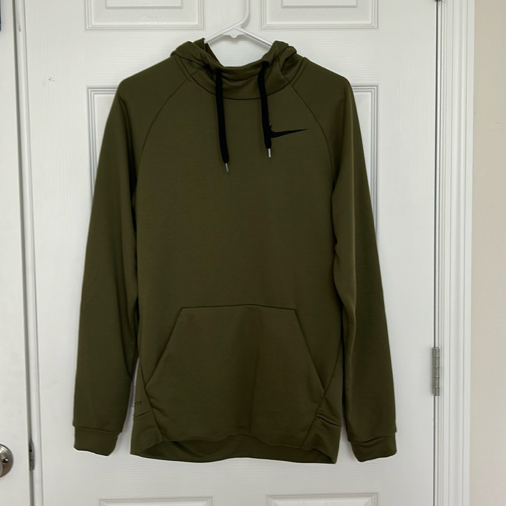 Nike Dri-Fit hooded sweatshirt.
